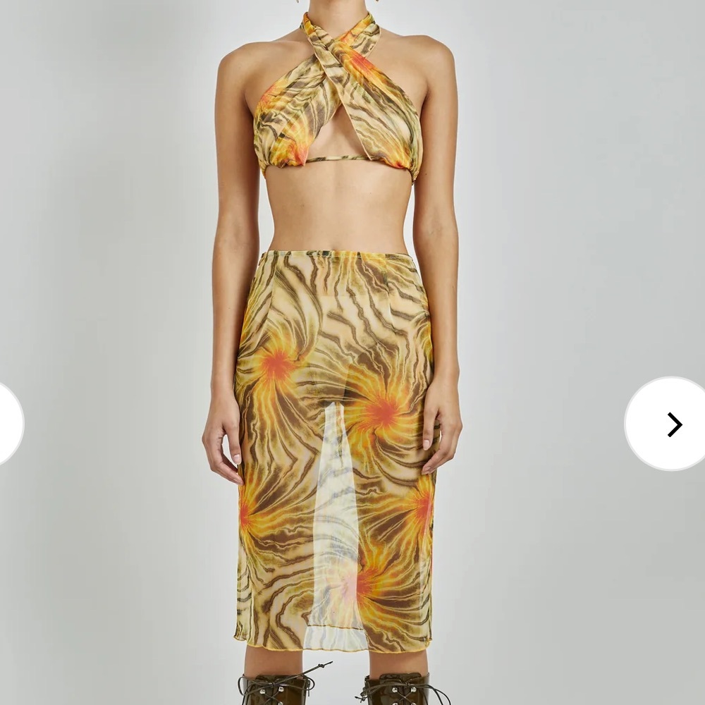 Kim Shui Sheer Mesh Tropic Set